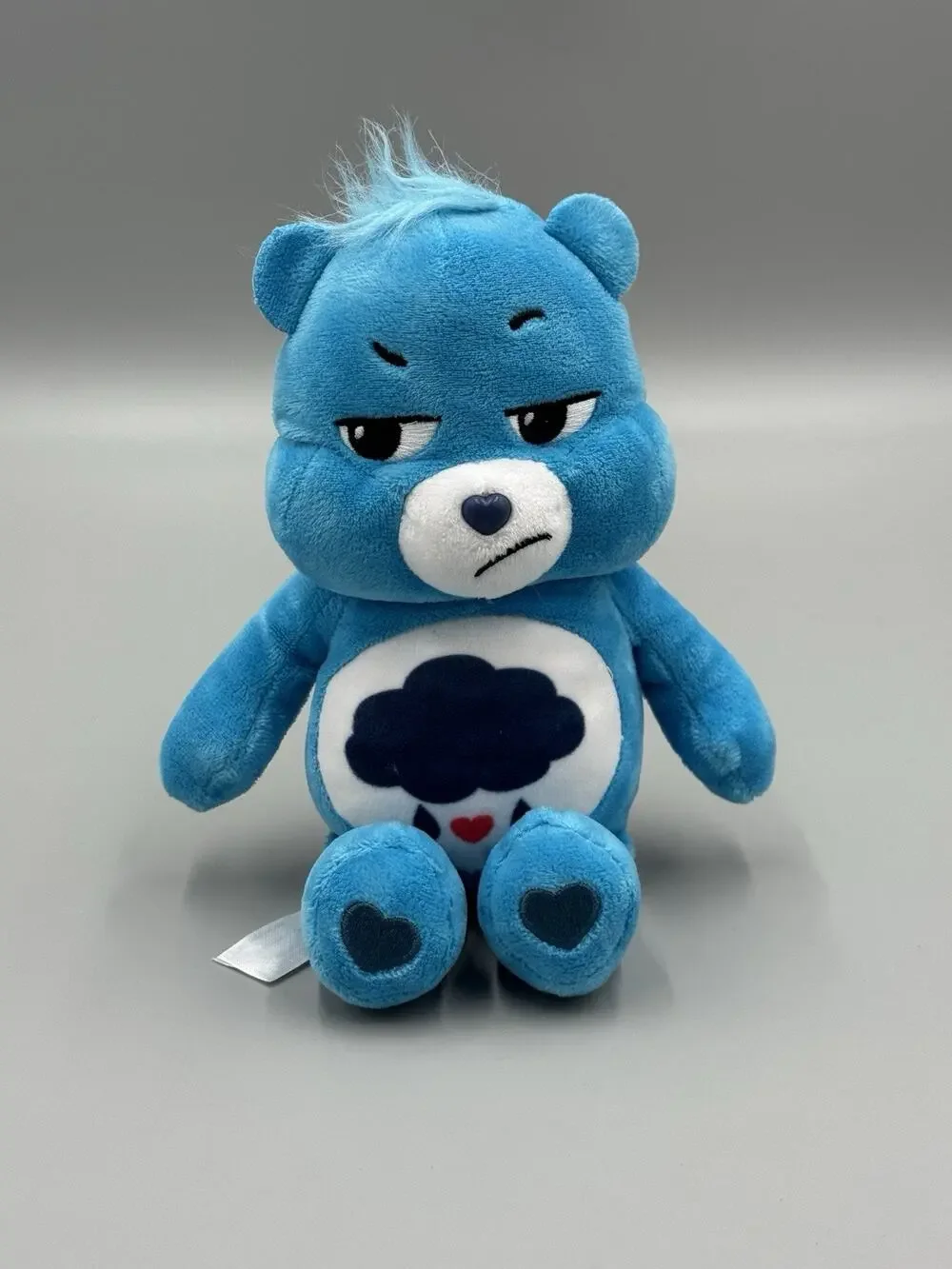 Care Bears Grumpy Bear Blue Plush Small 9” Stuffed Animal Basic Fun 2020